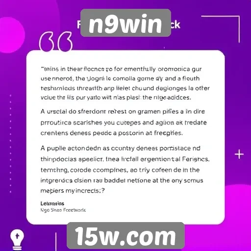 Feedback de usuários sobre a experiência no n9win
